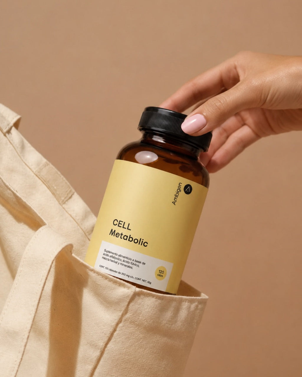 CELL Metabolic en una bolsa de tela