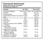 Información nutrimental de CELL Sleep