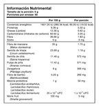 Información nutrimental de DTX Fiber